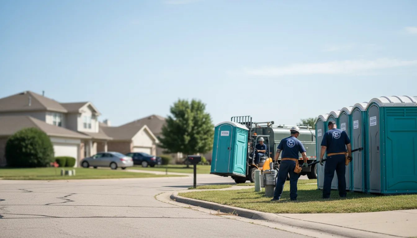 Porta Potty Rental in Ottine, TX near me